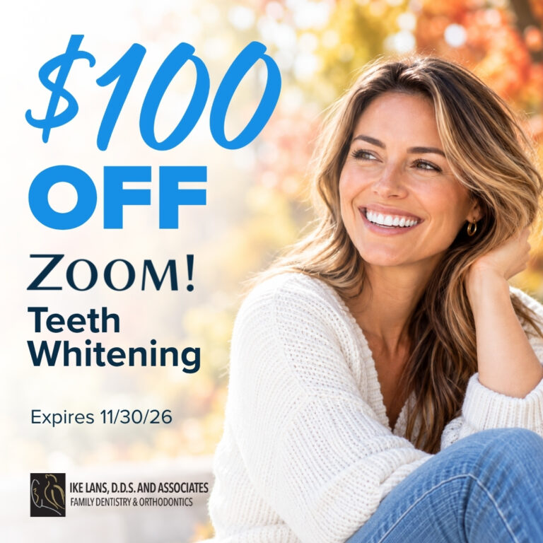 $100 Off Zoom! Teeth Whitening - Expires 11/30/26